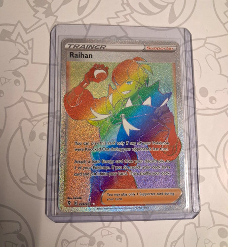 Raihan 224/203 Evolving Skies Secret Rare Full Art Holo