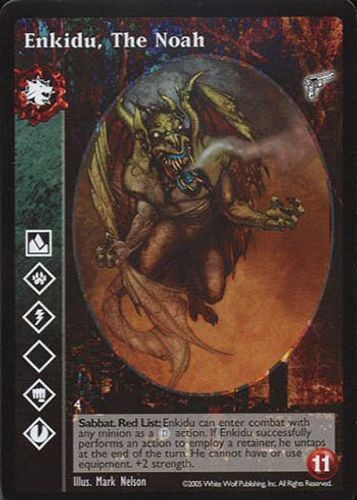 Enkidu, The Noah - Gangrel Antitribu - Vampire VTES - Imagen 1 de 6