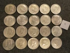 20 pc 1964 Kennedy Half Dollar 90% Silver $10 face lot 5 ships FREE