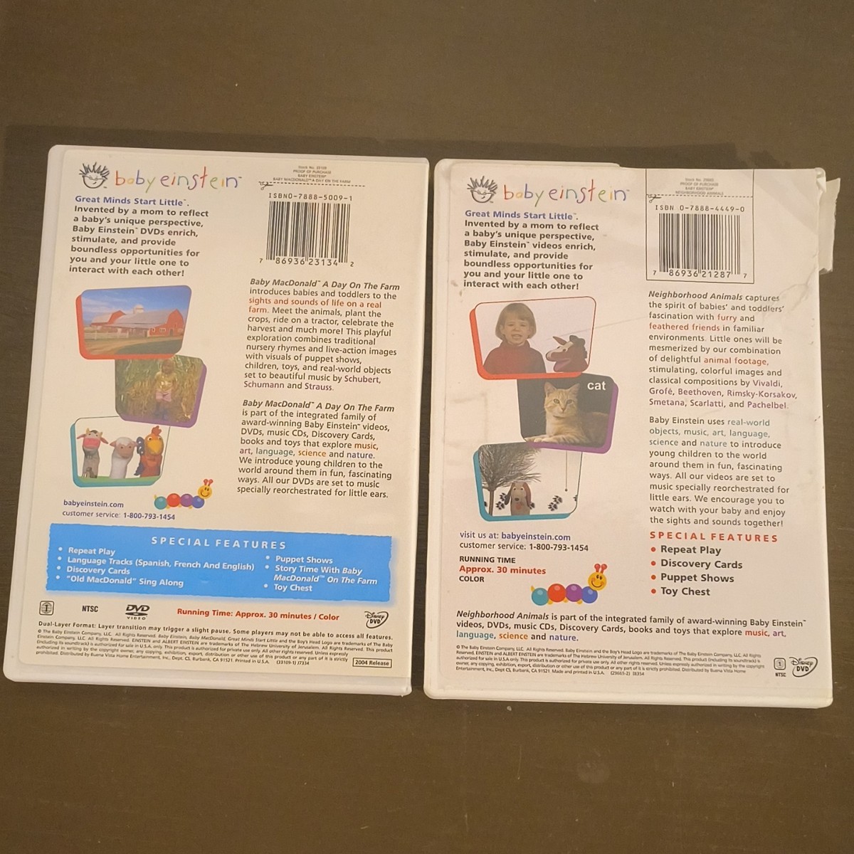 その他 Aaaaaaaah! [DVD] ggw725x Baby Einstein MacDonald Farm & Neighborhood Animals DVD Set w