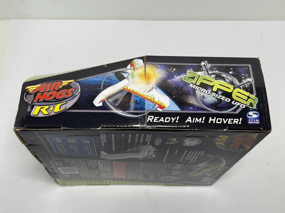 New Air Hogs RC Zipper Micro Sized Indoor Flying Light Up UFO NIB - Image 4 of 4