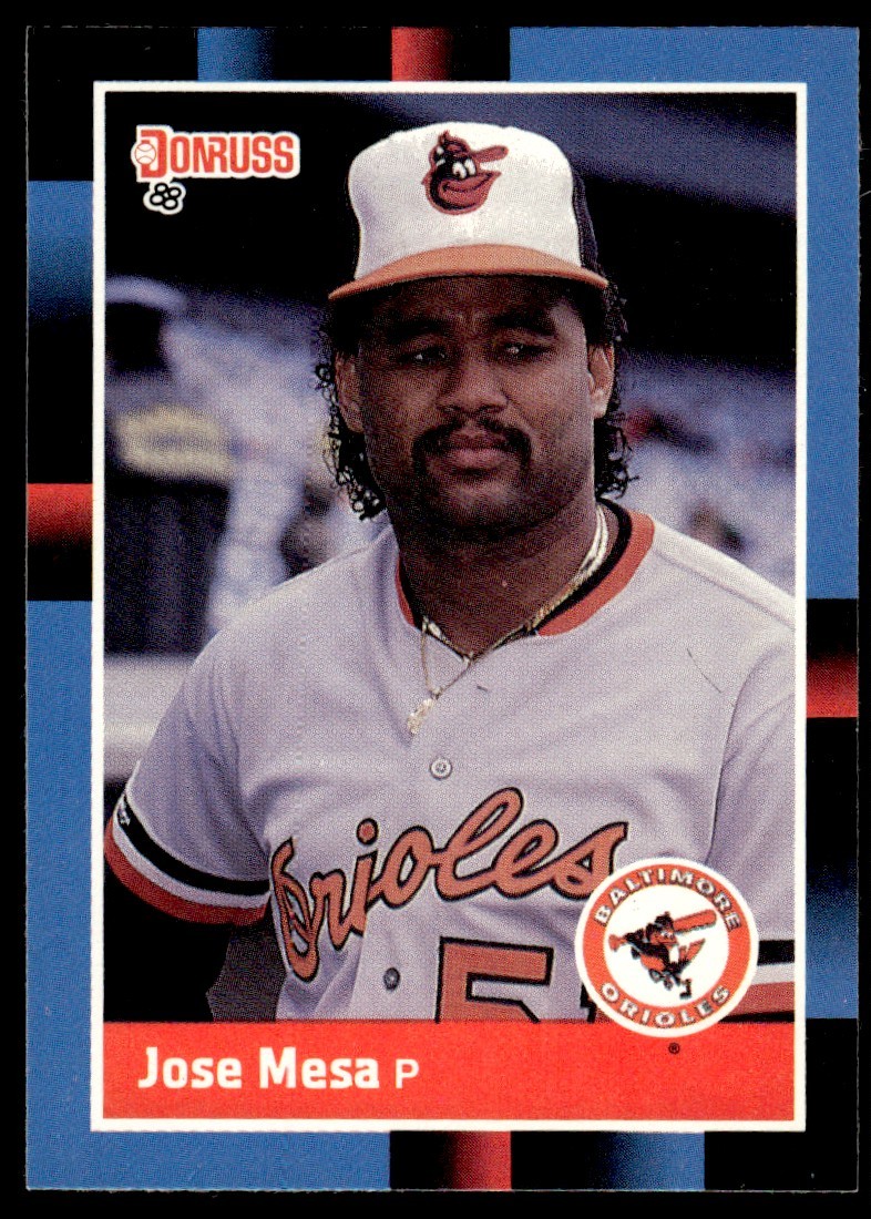 1988 Donruss Jose Mesa Rookie #601