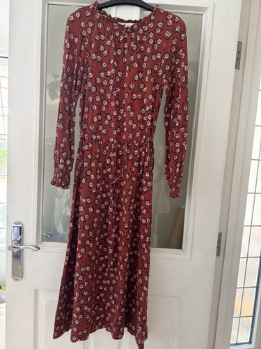 Seasalt Cornwall Burnt Orange Beau Dress Size 8