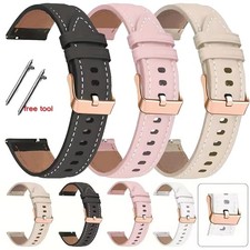 Leather Band Strap For Samsung Galaxy Watch 3 4 5 6 7 Active 2 40/44/45/42/46mm