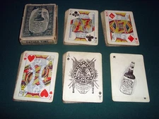 Circa 1910 Father Time Whiskey Playing Cards, Philip Freiler, Illinois, 52+J+Box