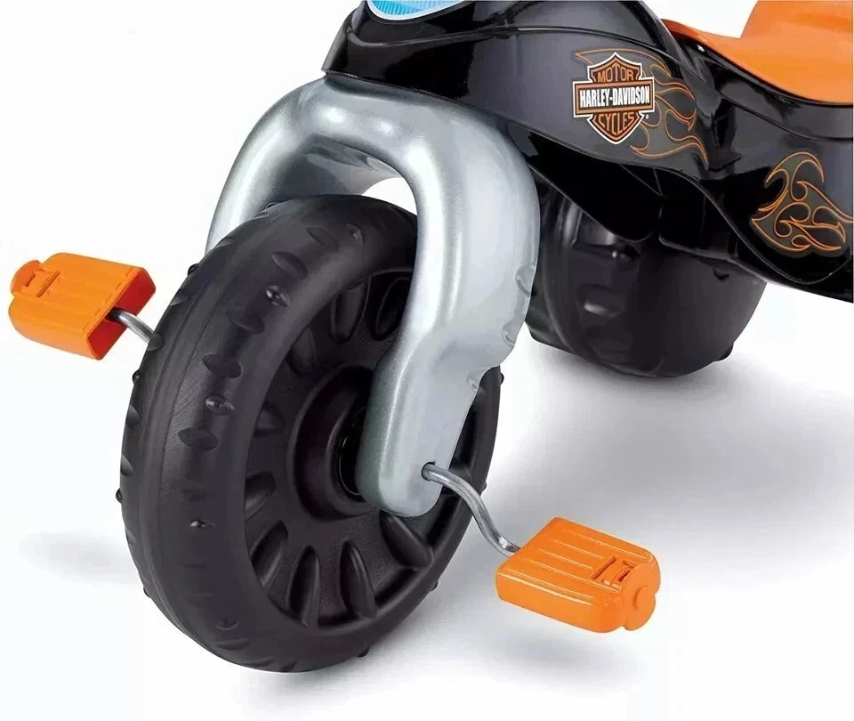 Fisher-Price Harley-Davidson Triciclo Triciclo Resistente Bicicleta de Juguete para Niños Edades Foto 4 de 4