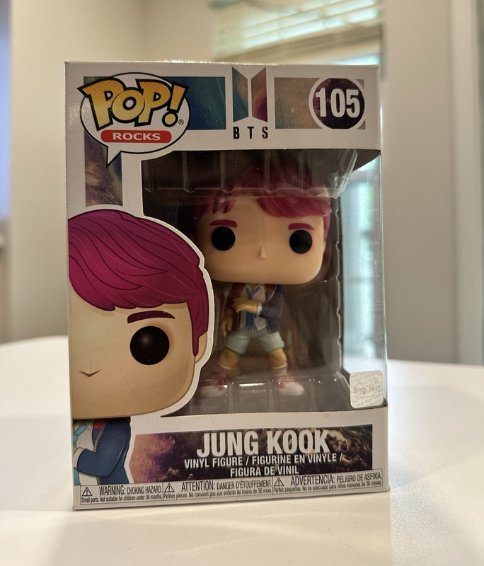 Funko Pop! Vinyl Rocks BTS Jung Kook #105 Music Vinyl Figure