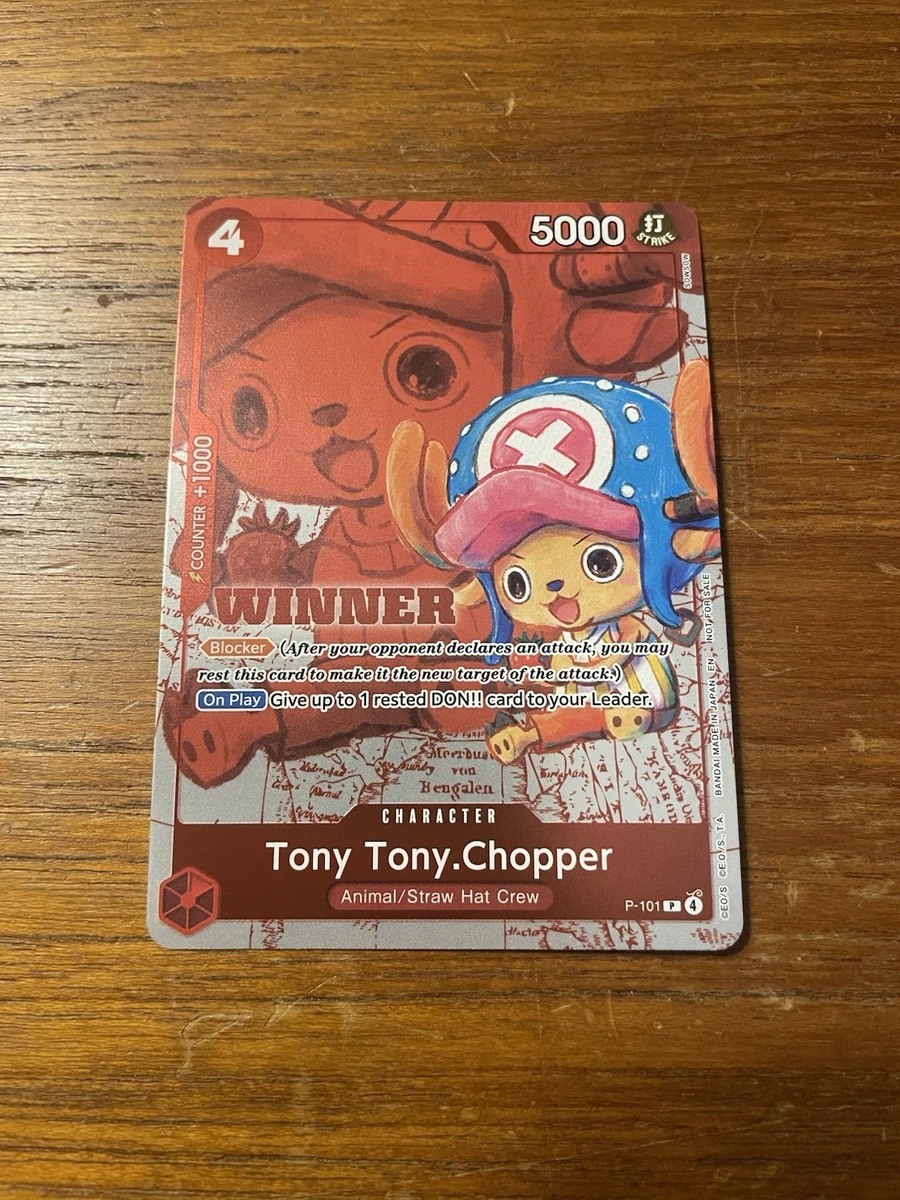 Tony Tony.Chopper P-101 One Piece Promotion Cards for sale | eBay