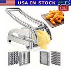 Stainless Steel French Fry Potato Cutter w No-Slip Suction Base for French Fries