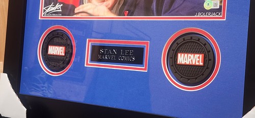Stan Lee Autogramm Marvel Legende signed 11x14 Foto gerahmt und mattiert Beckett - Bild 4 von 8