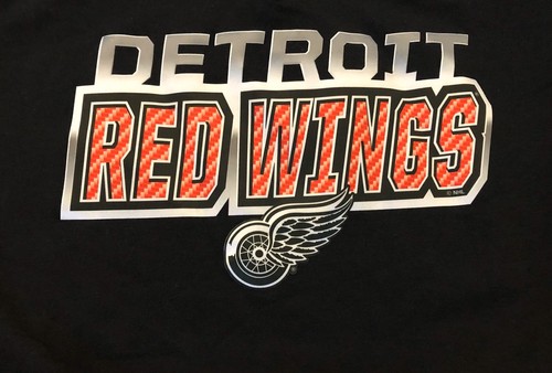 Detroit Red Wings Adult Hoodie ~ Size Large ~ Black ~ Unisex ~ Reebok - Picture 2 of 7