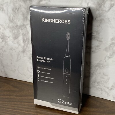 KingHeroes Sonic Electric Toothbrush C2 Pro NIP 2min Timer 4 Settings