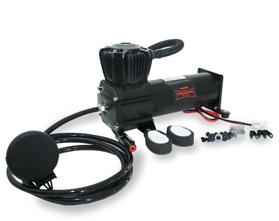 Dragon Winch Kompressor 13.7 BAR | Kompressor 12V für Auto | 50 l/min | Solid