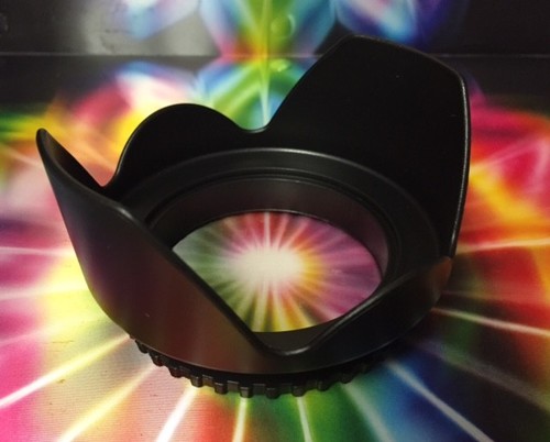 PRO FLOWER LENS HOOD 62mm to OLYMPUS EVOLT-500 with 18-180mm E-500 - Picture 4 of 4
