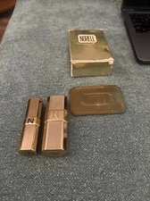 Norell 3 Piece Vanity Set with Pouch, Mirror, Perfume Bottle and Lipstick Holder