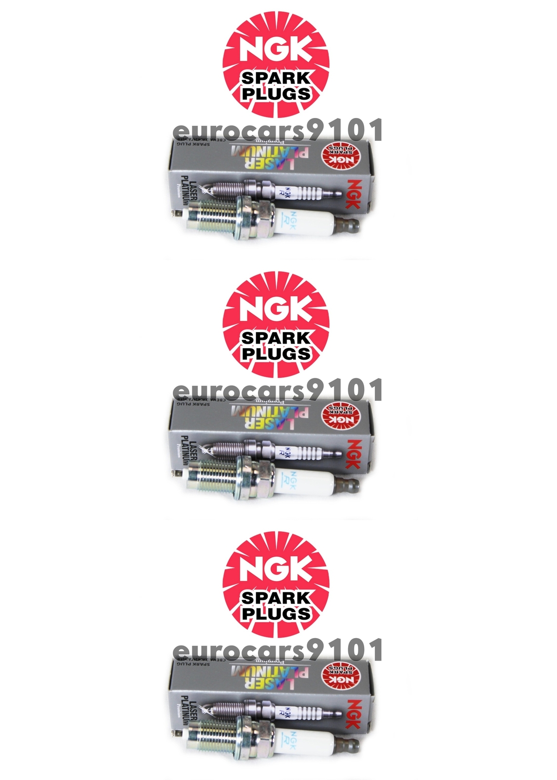 Volkswagen Jetta NGK Spark Plugs 6737 101905600C Set of 3