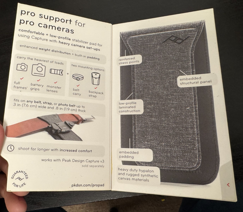 Peak Design PROpad v2 for Capture Camera Clip v3 - Picture 4 of 4