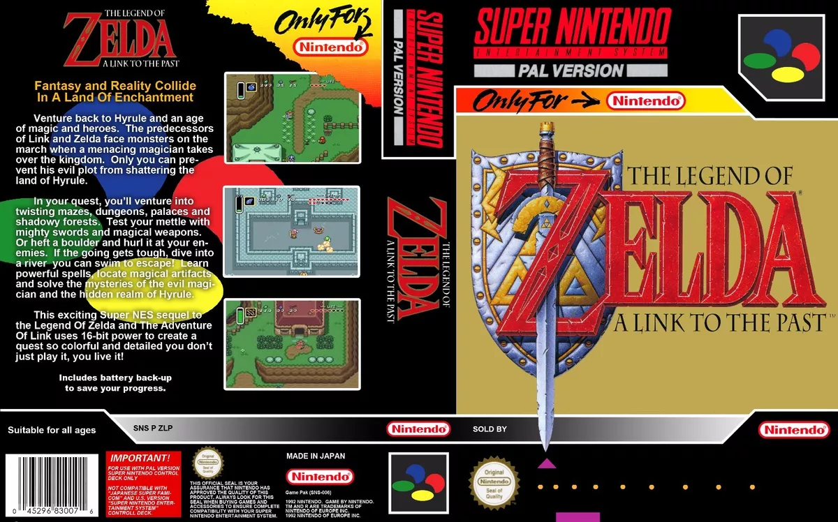 Buy SNES Box: Zelda A Link to the Past UKV Online in India 