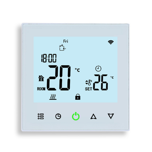 Termostato intelligente iHelios Zigbee riscaldamento a pavimento programmabile Google Alexa - Foto 7 di 8