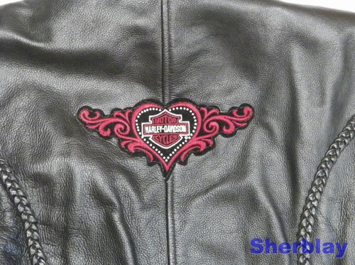 Vtg FIRST Leather Thinsulate Biker Riding Motorcycle Lined Coat Jacket Women SzL - Picture 2 of 14