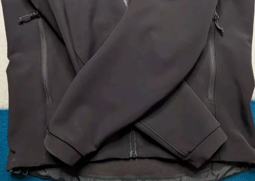 arcteryx gamma mx full zip softshell fleece lined vtg jacket