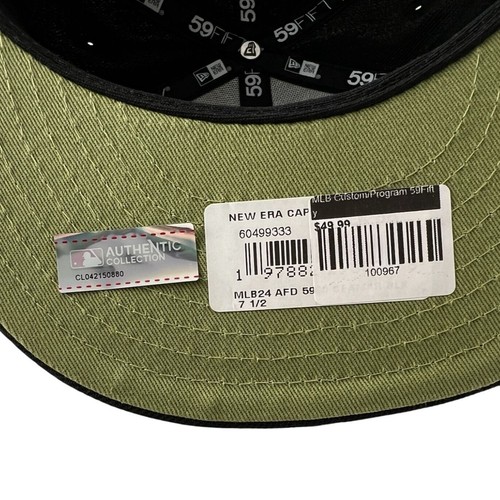 NUEVO Seattle Mariners New Era 2024 Día de las Fuerzas Armadas Sombrero Ajustado 7 1/2 - Imagen 6 de 9
