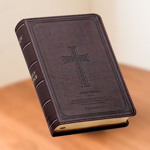 Personalized KJV Bible King James Version Large Print Compact Bible with Name - Imagen 8 de 10