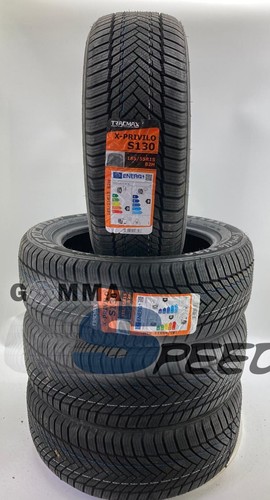 Set 4 Pneumatici M+S invernali 185/55/15 82H Tracmax S130 gomme neve snow 3PMSF - Foto 1 di 8