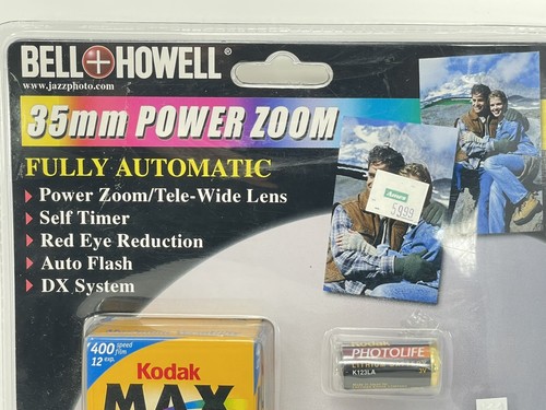 Cámara vintage Bell & Howell Power Zoom 1000 Pz1000 nueva sellada - Imagen 2 de 9