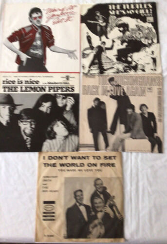 LOT OF (15) VINTAGE PICTURE SLEEVES ONLY - Foto 7 di 18