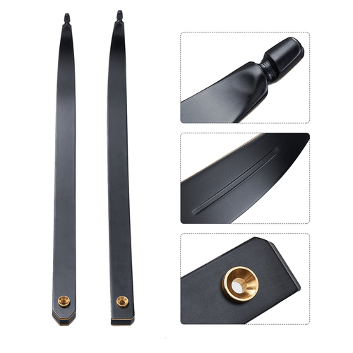 60" Archery Laminated Takedown Recurve Bow Set 30-50lbs Hunting Target Shooting - Picture 12 of 19