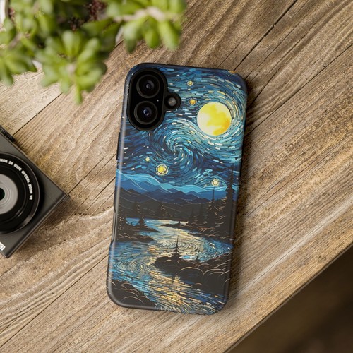 Funda de teléfono resistente - Diseño de noche estrellada, funda de teléfono genial, regalo único, naturaleza - Imagen 37 de 229