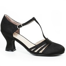 ELlie Shoes Strappy Satin Dance Womens Costume Pumps Shoes Heels 254-LUCILLE