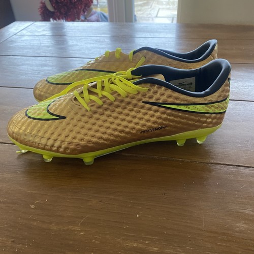 Nike Mercurial Hypervenom Fußballschuhe FG Größe 10 Neymar Gold Neu ohne Karton