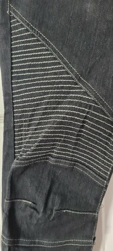 Age 6-7 Unisex Biker Jeans New - Picture 3 of 9