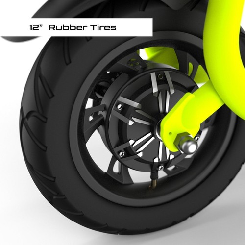 GlareWheel EB-C1 Green Commuting Electric Bike/Scooter - Bild 5 von 8