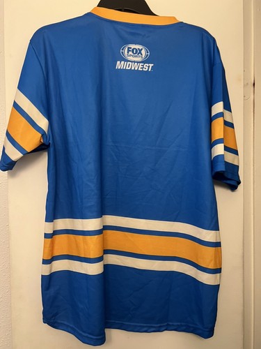 STL St Louis Cardinals Shirt Adult XL Extra Large Blue Short Sleeve Retro Jersey - Picture 5 of 6