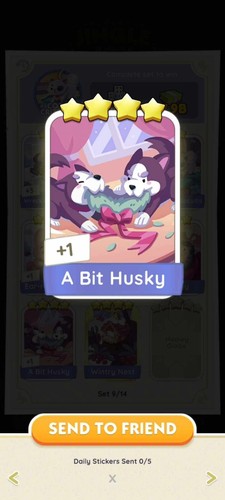 Jingle JOY Album🔥| A Bit Husky Sticker - Set 9 - 4 Star Sticker - Picture 2 of 2