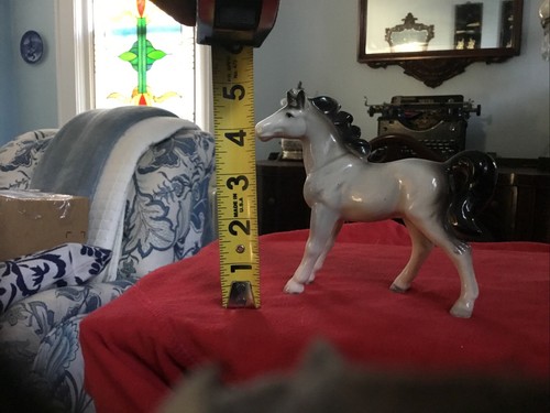 Vintage Choice Imports Japan 5 inch Ceramic Norleans White horse figure - Picture 6 of 8