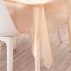 Clear, Gold or Silver PVC Vinyl Table Cover / Wipe Clean Tablecloth Protector