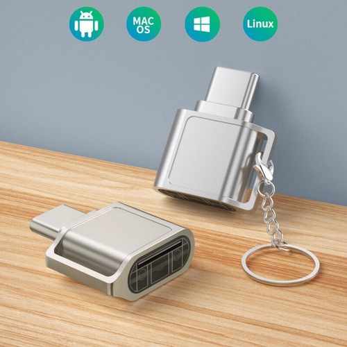 Type-C To TF Card Converter For Mobile Phones Laptops Tablets Memory Expansi _xa - Zdjęcie 6 z 8