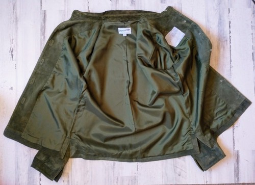 Vintage Pendleton Wildlederjacke Portland Oregon Parley Lake Winery Dk. Grün Med. - Bild 10 von 15