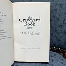 The Graveyard Book by Neil Gaiman (2008, Hardcover)