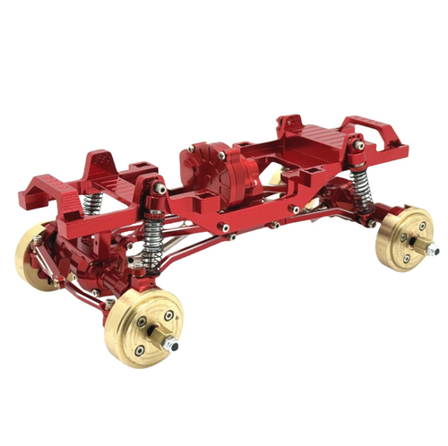 For FMS 1/24 FCX24 Rc car DIY Upgrad Aluminum Metal Body Chassis Frame Assembled - Picture 3 of 19