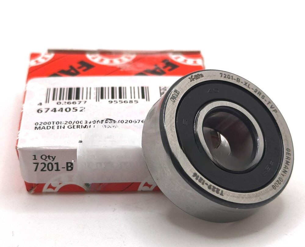 FAG 7201-B-XL-2RS-TVP ANGULAR CONTACT BALL BEARING 12x32x10mm