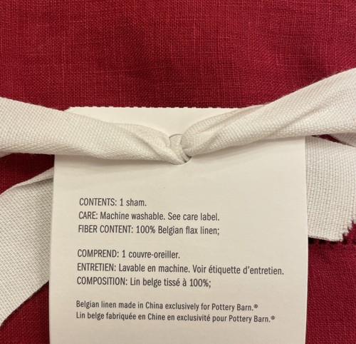 POTTERY BARN BELGIAN FLAX LINEN KING / CAL KING DUVET W/ 2 STANDARD SHAMS NWT RD - Picture 6 of 6