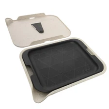 Hemp Rolling Tray with Sift Screen by Santa Cruz Shredder-White