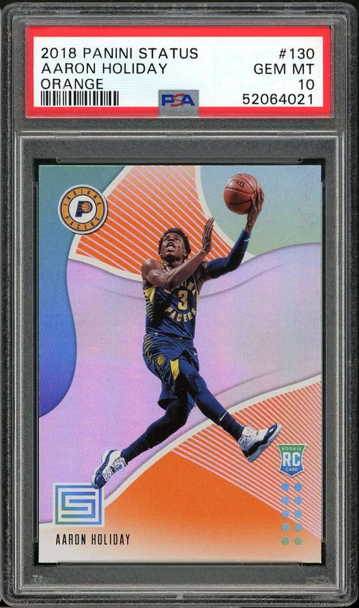 Aaron Holiday Rookie Card 2018-19 Panini Status Orange (pop 1 