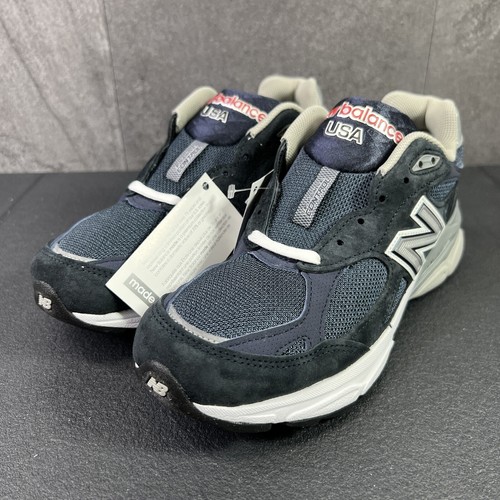 New Balance 990v3 Made In USA Navy 2021 Size 6 Mens Casual Shoes M990NB3 - Picture 8 of 12