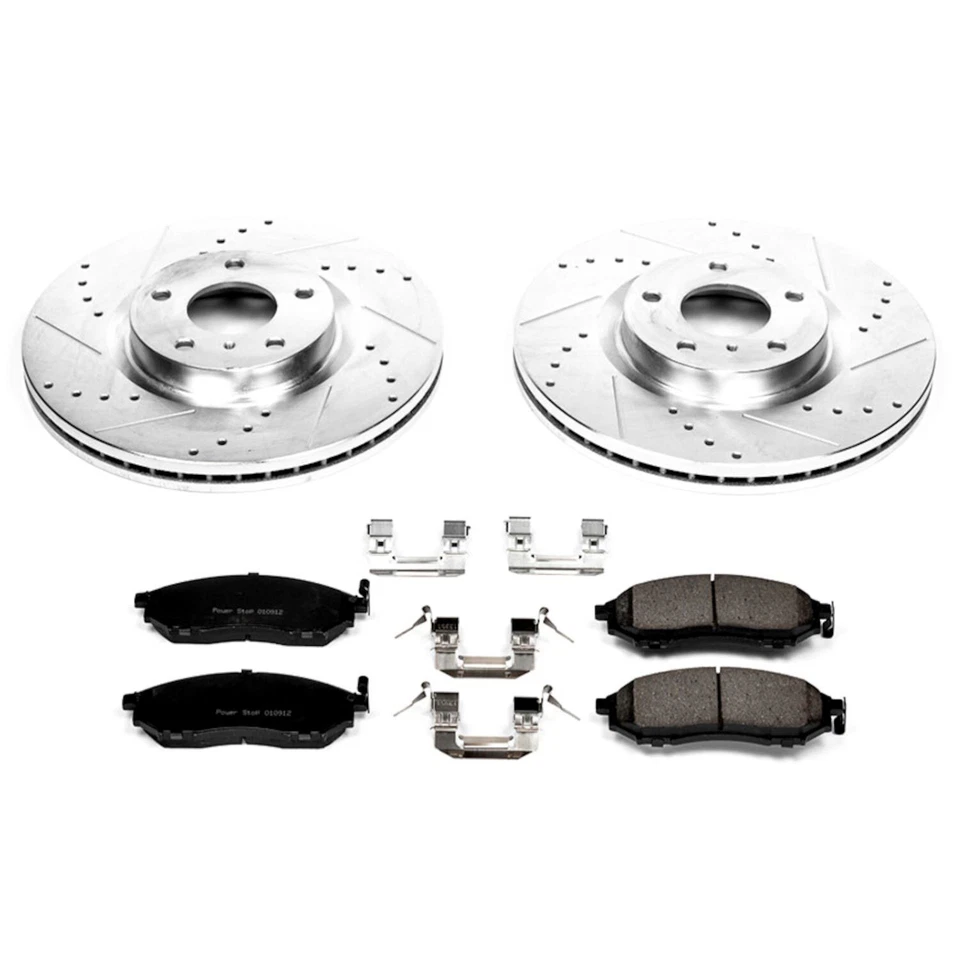 Power Stop K112 1-Click Z23 Evolution Sport Brake Kit for 05-08 Infiniti G35 Foto 2 de 2